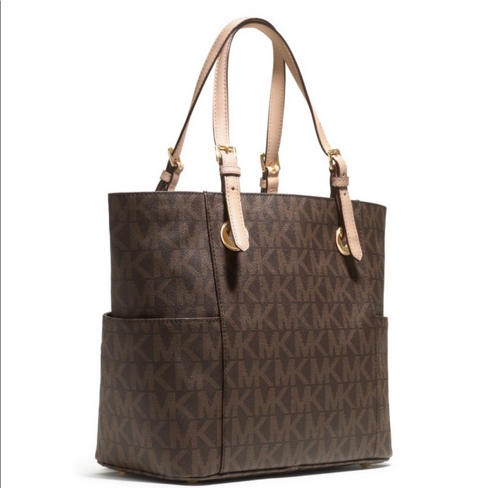 Authentic Michael Kors 3 piece jet Tote set. - Picture 7 of 8